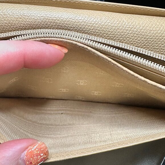 Chanel Calf Leather Long Flap Wallet - EUC - Picture 11 of 13
